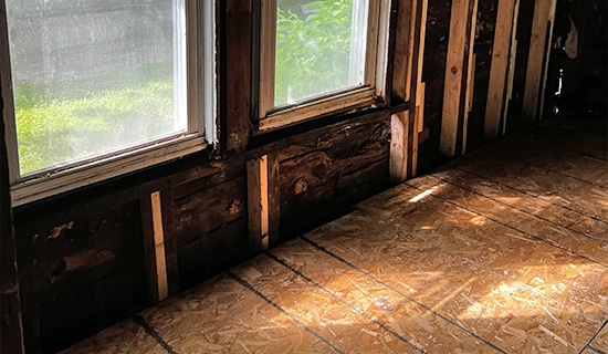 First Floor Moisture Issue Repair