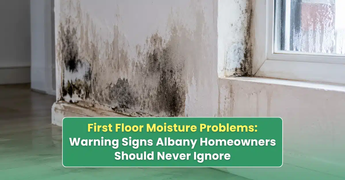first floor moisture problems